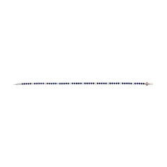 Alessa Tennis Bracelet 18 Karat White Gold Essentials Collection