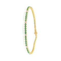 Alessa 2MM Tennis Bracelet 18 Karat Yellow Gold Essentials Collection