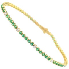 Alessa 2MM Tennis Bracelet 18 Karat Yellow Gold Essentials Collection