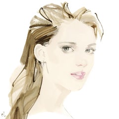 18 Karat Gold White Diamonds Ama Charm