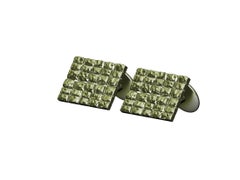 Boutons de manchette en or vert 18 carats