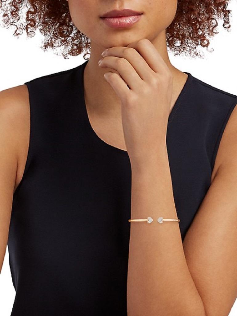 Armband/Armband aus 18 Karat Herz- und Roségold mit Vs Gh Diamanten im Zustand „Neu“ im Angebot in New York, NY
