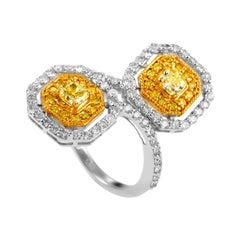 18 Karat Multi-Gold and Diamond Ring MFC22-011315