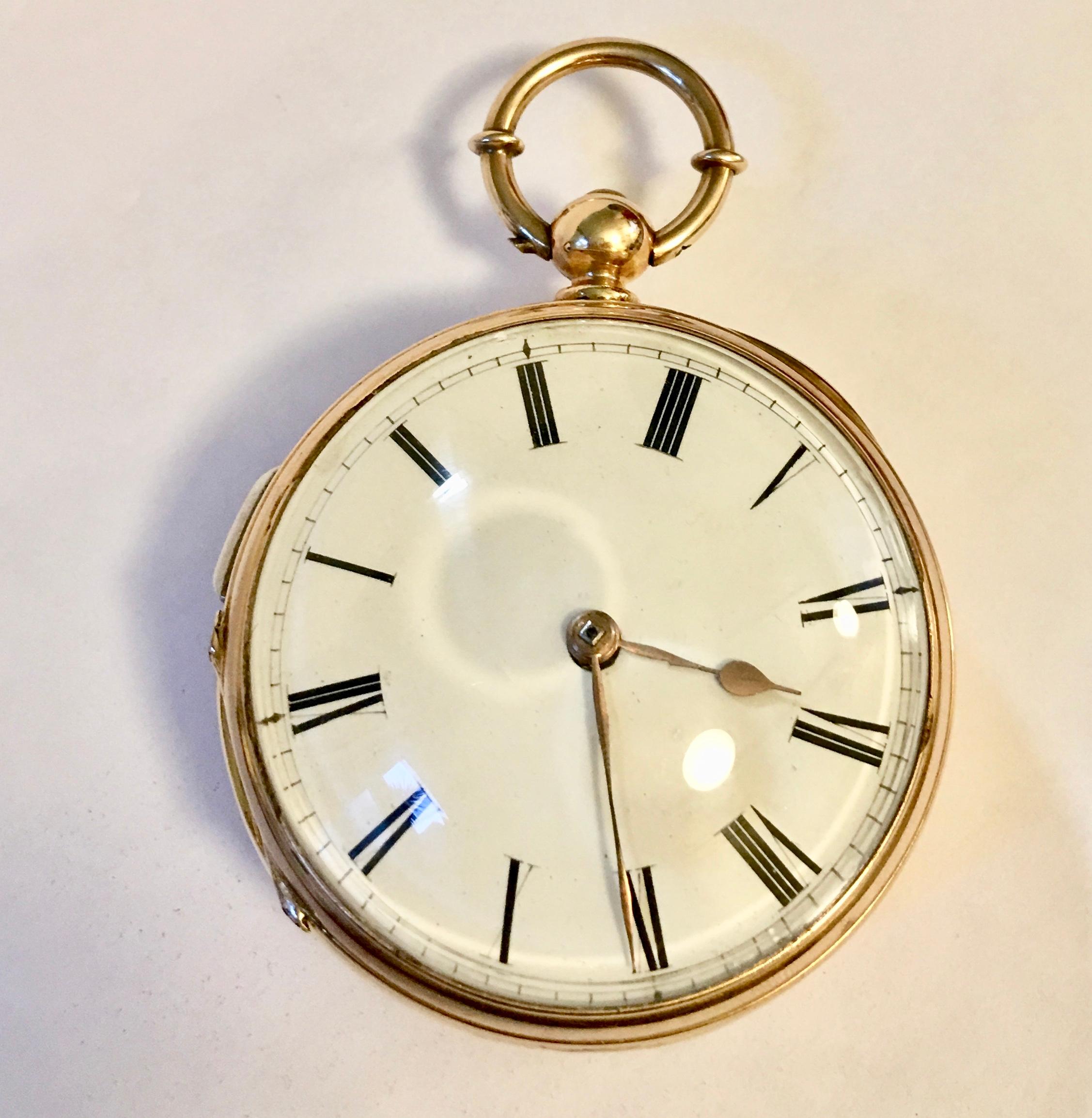 antique musical pocket watch