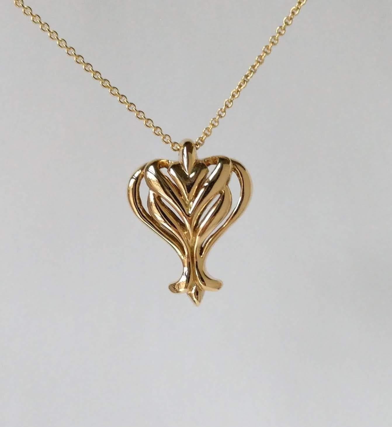 tiffany heart pendant