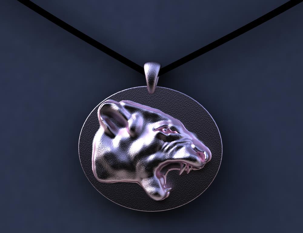 pink panther pendant