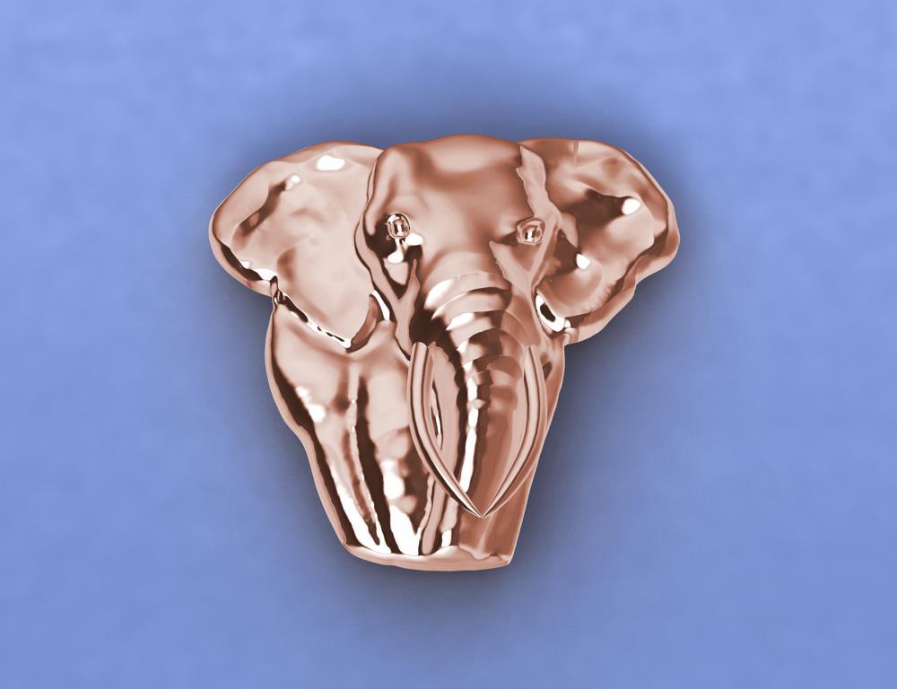 18 Karat Pink Gold  Elephant Cufflinks  Now it's true. No more imaginary pink elephants. There can be  2 pink  elephants in the room!  Can you imagine riding an elephant?  Have the only elephants stomping through the concrete jungle of NYC or any