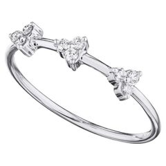18 Karat Reverie White Gold Ring with Vs-Gh Diamonds