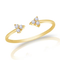 18 Karat Reverie Yellow Gold Ring With Vs-Gh Diamonds