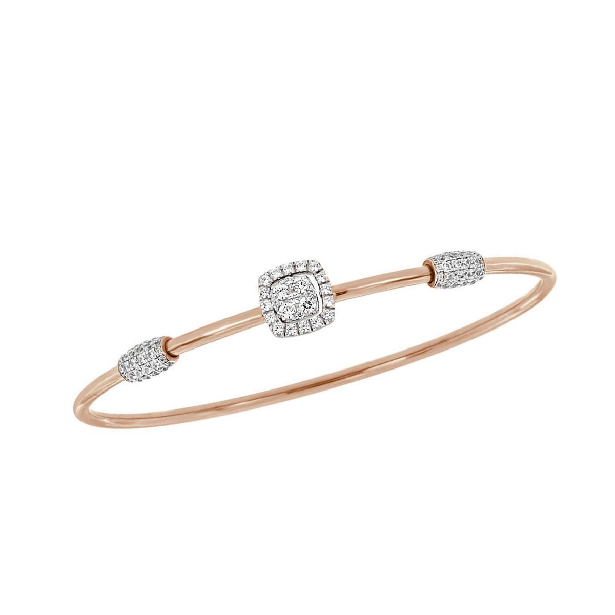 1 carat diamond bangle