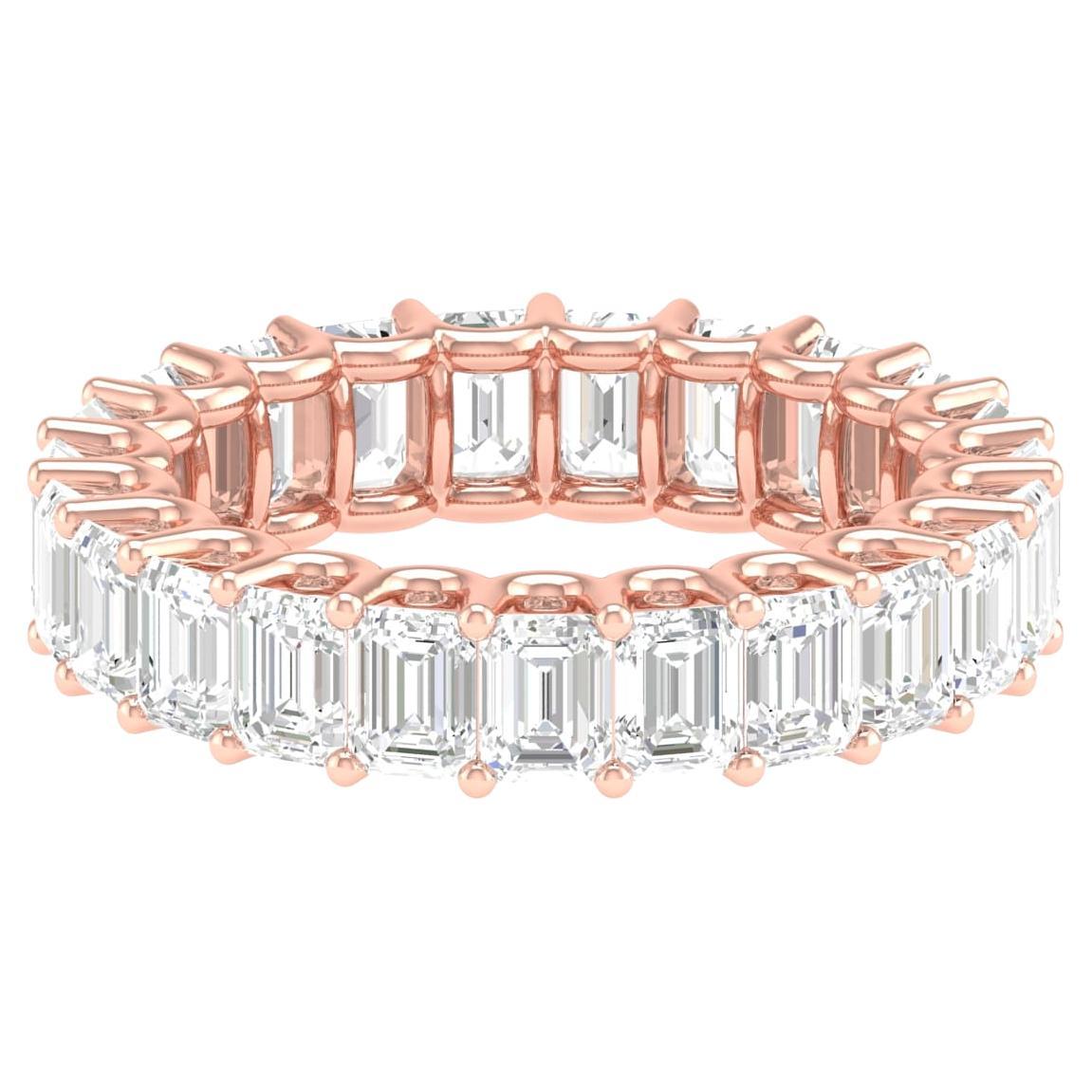 18 Karat Roségold 5,39 Karat Diamant Solitär-Ring