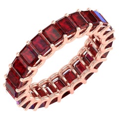 18 Karat Rose Gold 5.39 Carat Ruby Solitaire Ring
