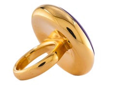 18 Karat Rose Gold and Amethyst Callas Cocktail Ring