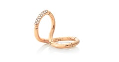 18 Karat Rose Gold and Diamond D'Oro Twist Ring