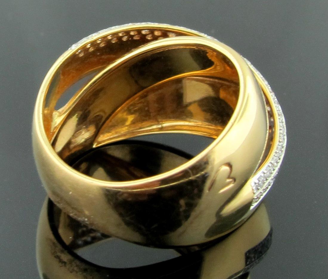 18 Karat Rose Gold and Diamond Ring In Excellent Condition For Sale In Palm Desert, CA