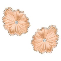 Ohrringe aus 18 Karat Roségold und Diamanten