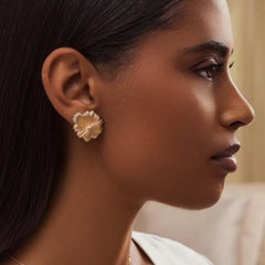 Mini-Ohrringe aus 18 Karat Roségold und Diamanten