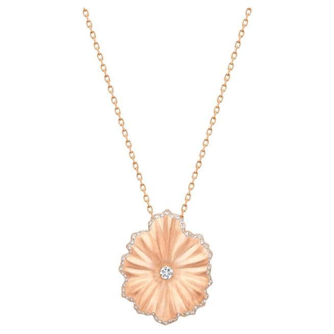 Mini-Anhänger aus 18 Karat Roségold und Diamanten