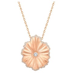 18 Karat Rose Gold and Diamonds Pendant