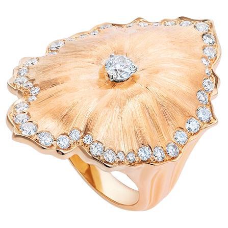 Ring aus 18 Karat Roségold und Diamanten