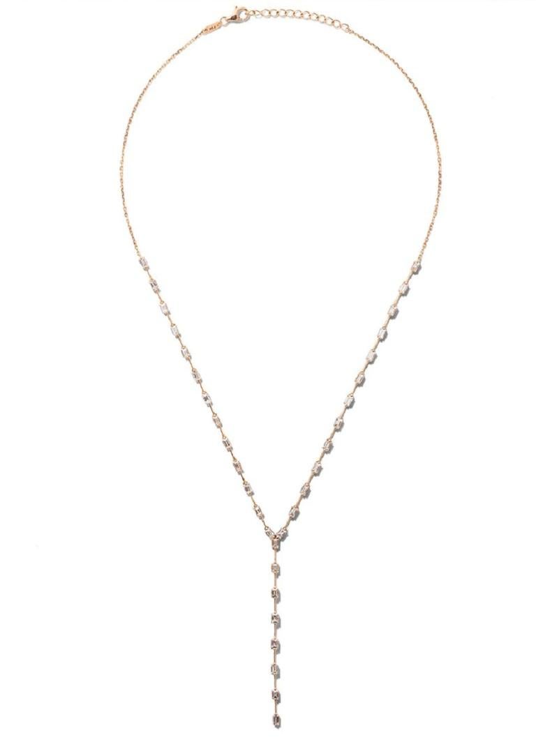 AS29
18kt rose gold Baguette diamonds lariat necklace

Love lariat necklaces? Then this 18kt rose gold Baguette diamonds lariat necklace from AS29 is for you. Shine brightly. Featuring 2.56ct baguette diamonds, a delicate chain, a lobster clasp