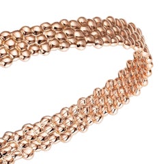 18 Karat Rose Gold Bangle Bracelet