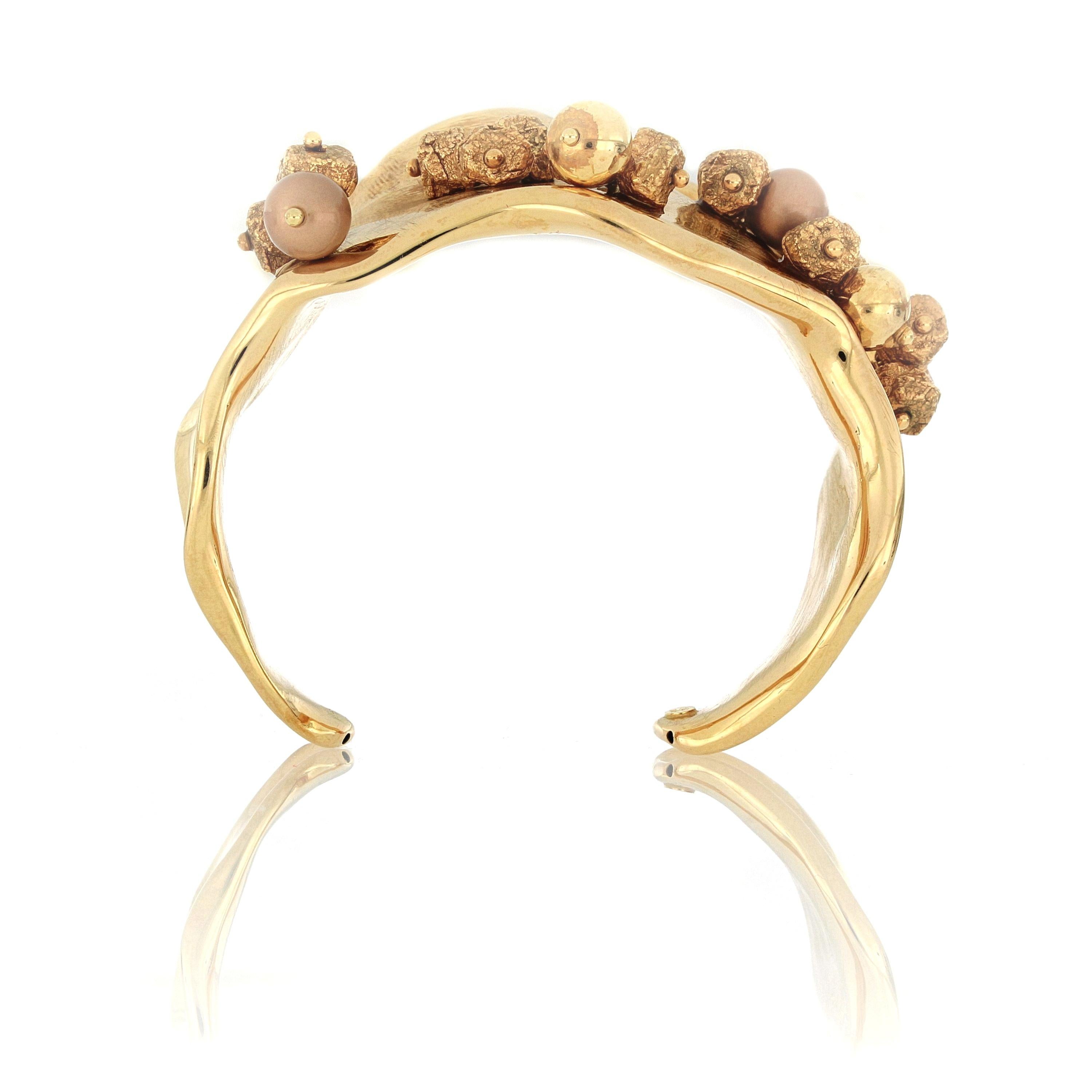 Bracelet jonc en or rose 18 carats Neuf - En vente à Macau, MO