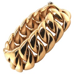 18 Karat Rose Gold Bracelet by Isabelle Fa