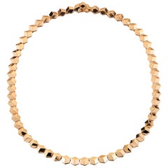 18 Karat Rose Gold Brillante Necklace, Petite