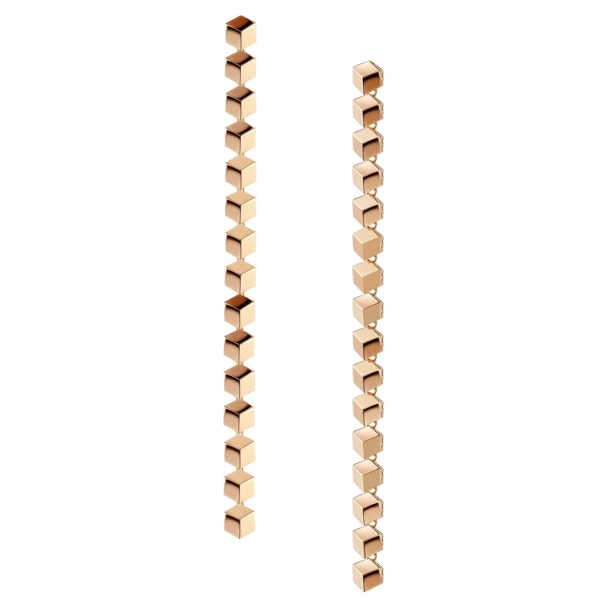 Paolo Costagli 18 Karat Rose Gold Brillante Sexy Earrings For Sale