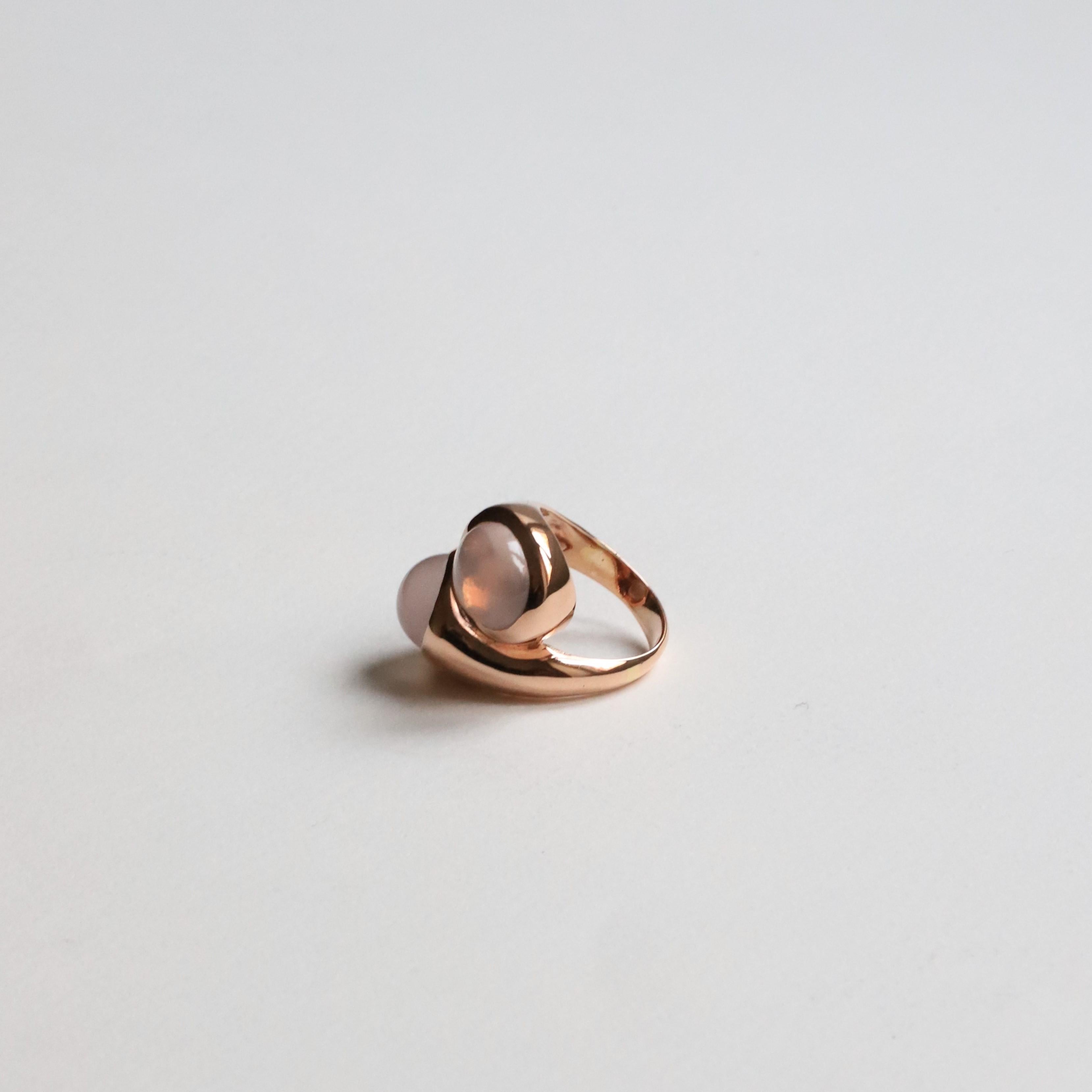 rose gold hug ring