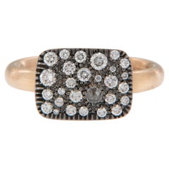 18 Karat Rose Gold Christophe Danhier 0.50 Cttw Champagne Diamond Ring