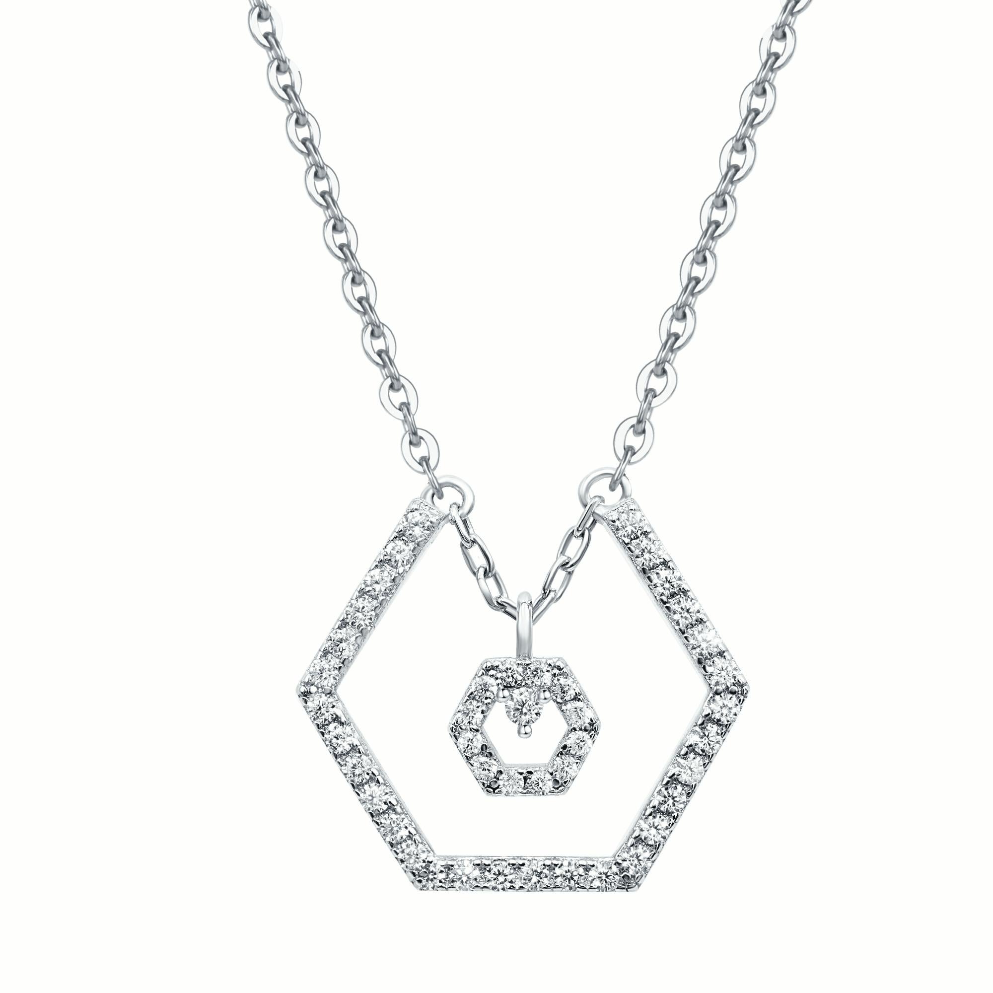 Contemporary 18 Karat Rose Gold Diamond Baby Halo Necklace For Sale