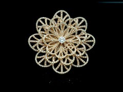 18 karat Rose Gold Diamond CocktaiRing By Jacob and Co, from Abanico collection