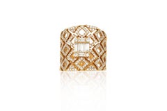 18 Karat Roségold Diamant-Modering