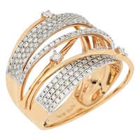 Hermes 18 Karat Rose Gold Gambade One Diamond Ring at 1stDibs | hermes ...