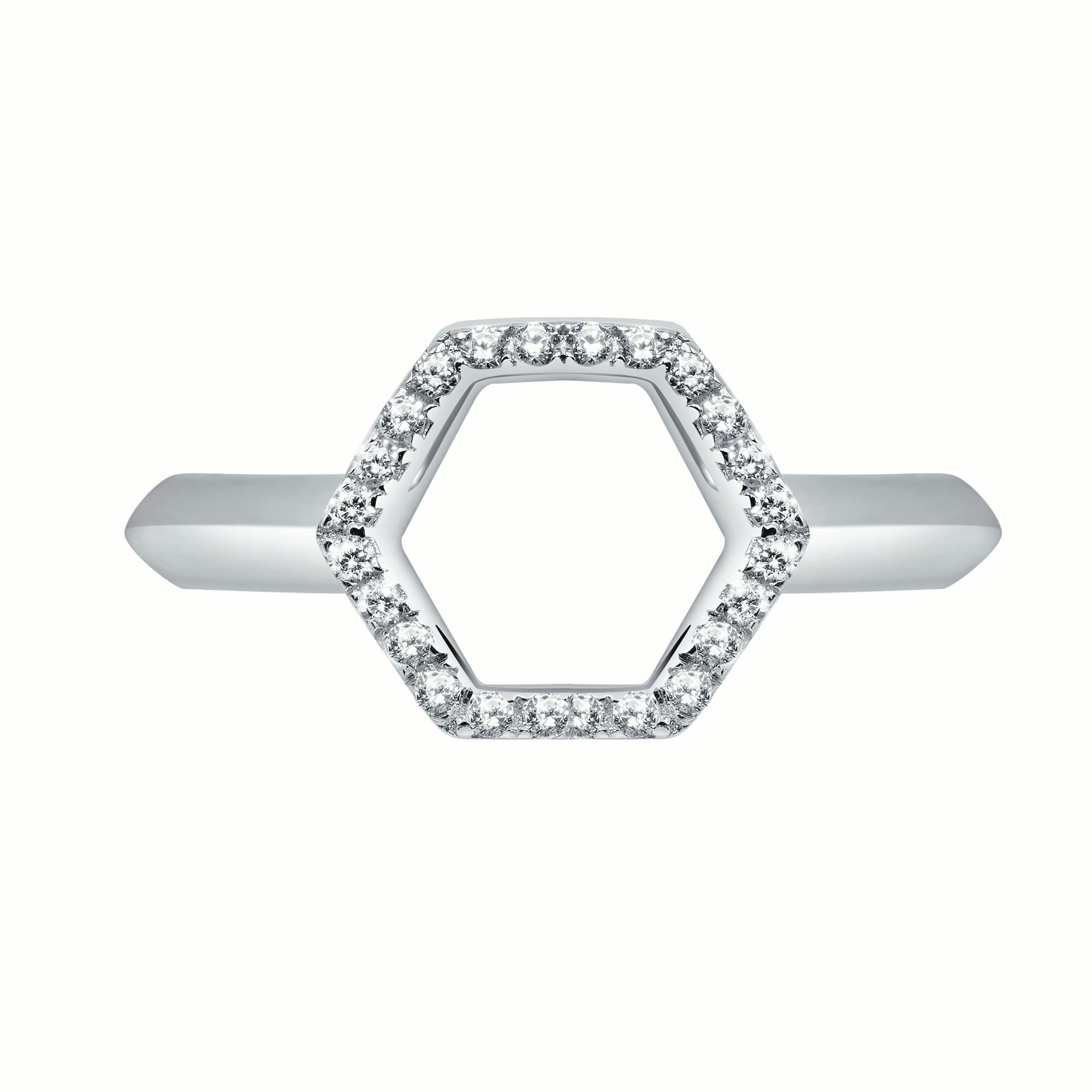 Women's or Men's 18 Karat Rose Gold Diamond Halo Ring For Sale