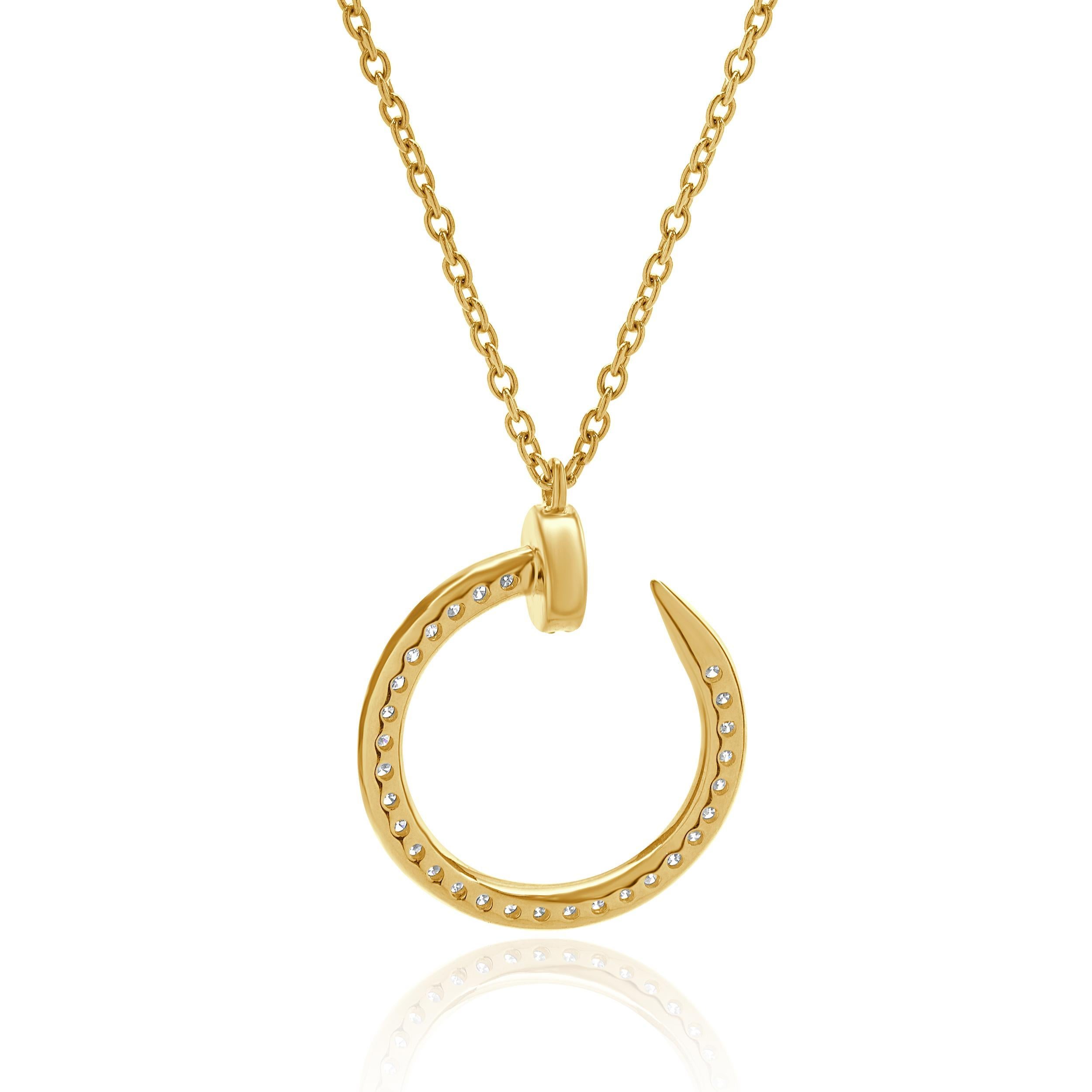 Designer: personalizzato
Materiale: oro rosa 18 carati
Diamanti: taglio brillante rotondo = 0,40cttw
Colore: G
Chiarezza: SI1
Dimensioni: la collana misura 18 pollici di lunghezza
Peso: 5,89 grammi