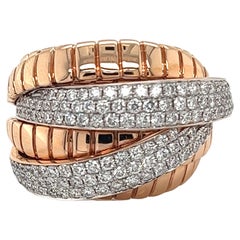 18 Karat Rose Gold & Diamond Ring