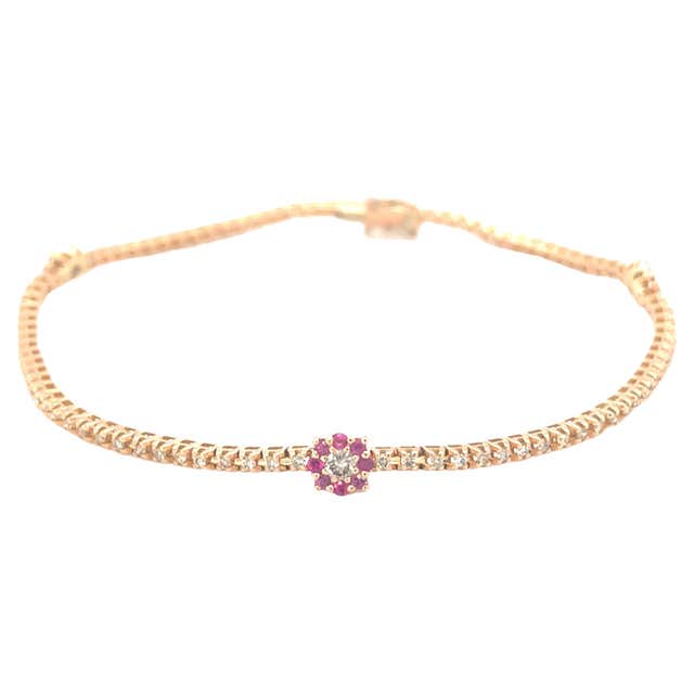 Tiffany and Co. Ruby, Diamond, Platinum and 18 Karat Gold Victoria ...