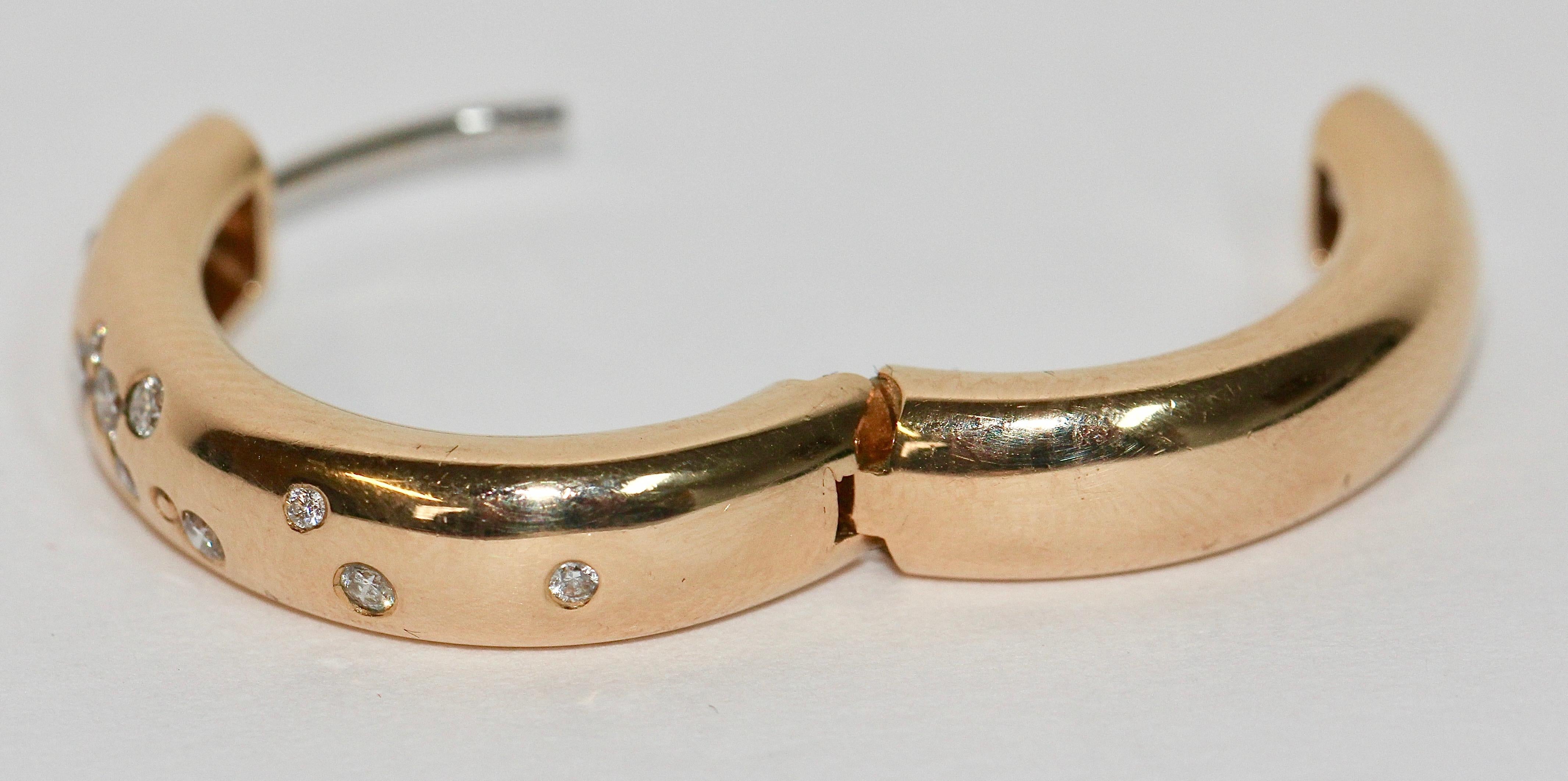 18 Karat Roségold Diamant-Ohrstecker von Wempe 