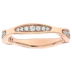 18 Karat Roségold Donna Marquise Form Diamantring '1/4 Karat'