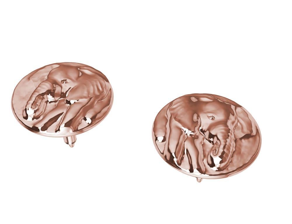 18k  Elephant Stud Earrings, Tiffany Designer , Thomas Kurilla created this for the ladies. What is not to love about elephants? They do capture the imagination.  Who wouldn't want to ride one? They can remember where the water is for over 10 years.
