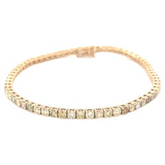 18 Karat Roségold Ausgefallenes Diamant-Tennisarmband