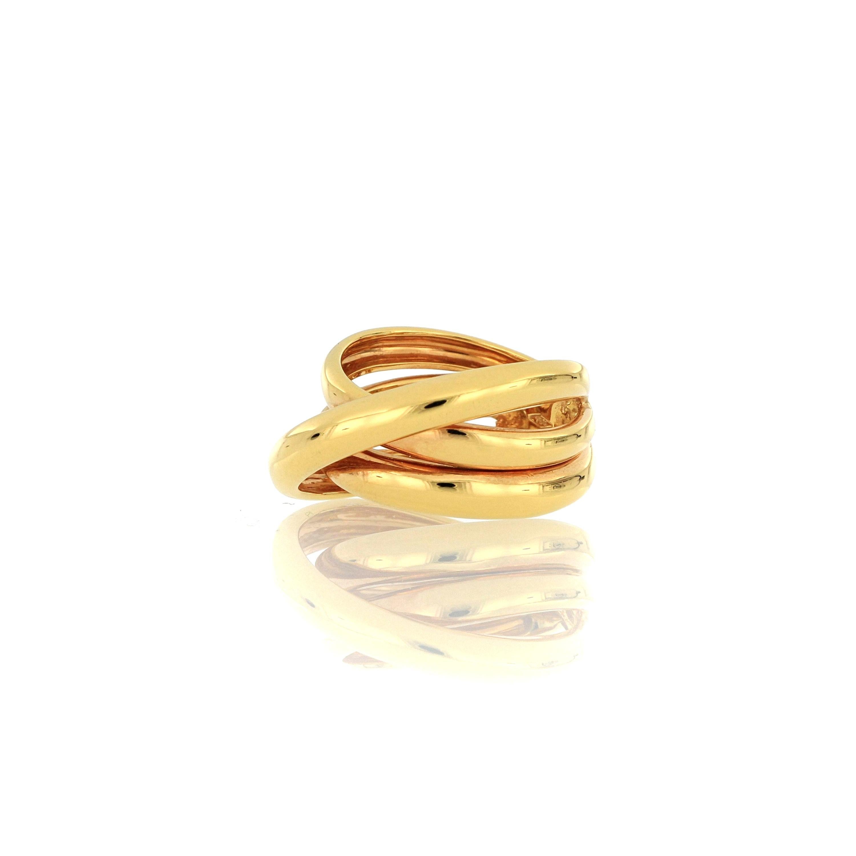 gold ring no stone design