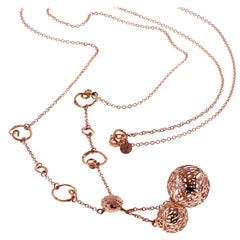 18 Karat Rose Gold gr. 17.25, Necklace