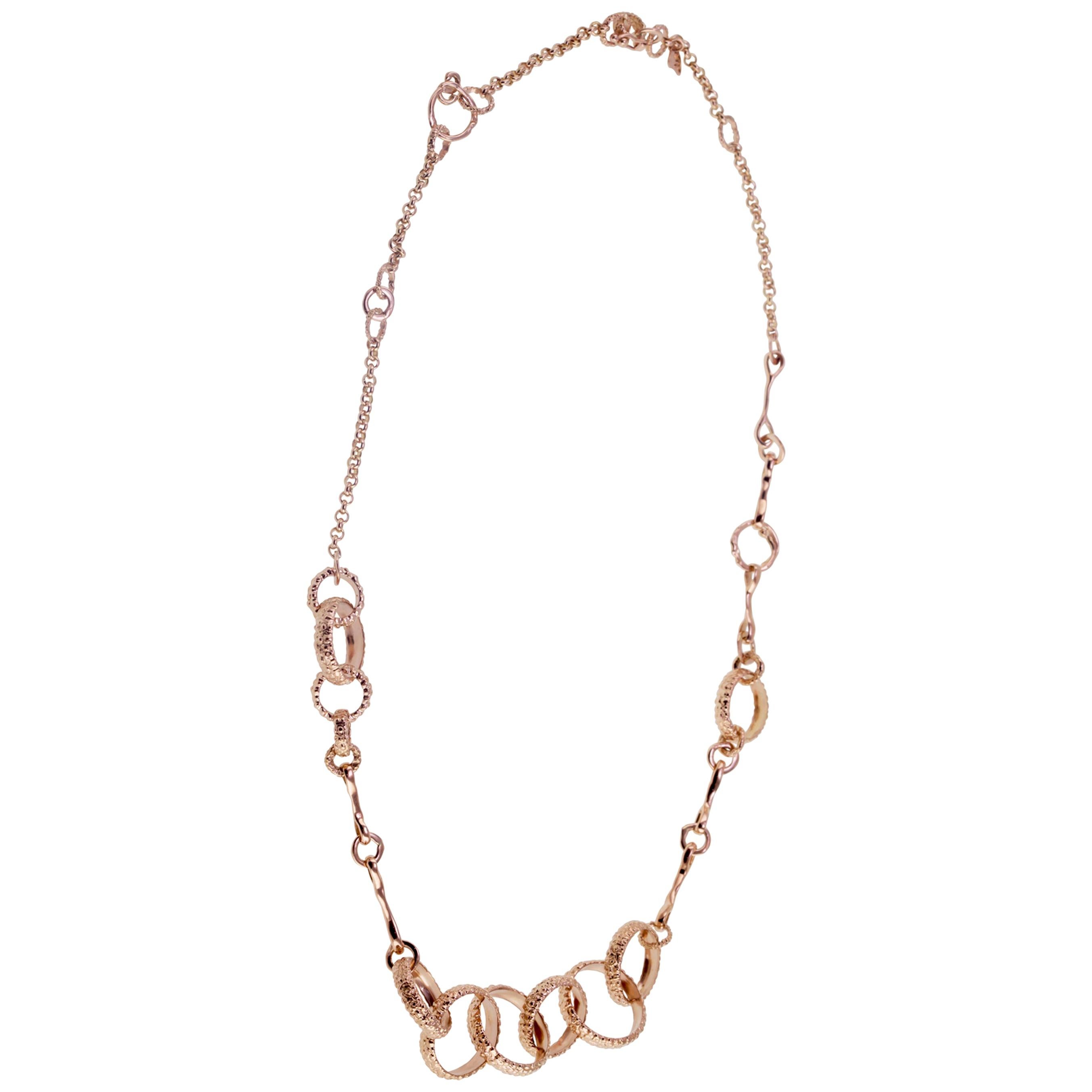 18 Karat Rose Gold Gr. 27.00, Chain, Necklace For Sale