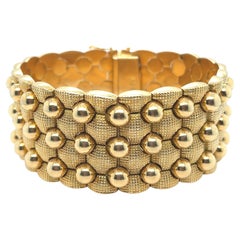 18 Karat Roségold Italienisches Retro-Armband