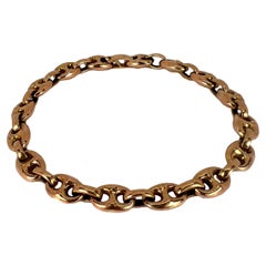 18 Karat Rose Gold Mariner Link Bracelet