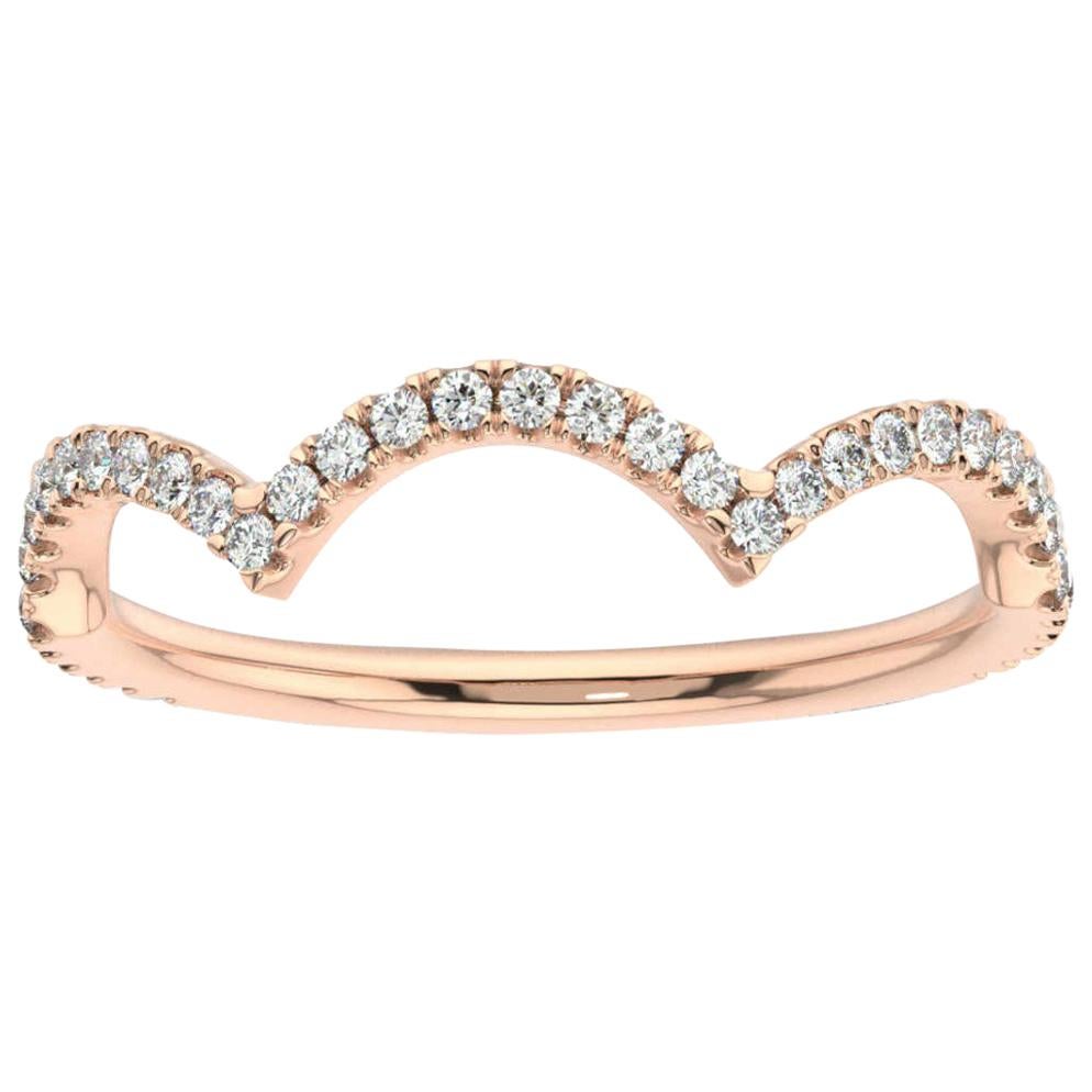 18 Karat Rose Gold Merida Diamond Ring '1/4 Carat'